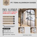 Jual Pintu Aluminium Kusen Lengkung Berkualitas di Wilayah Tangerang 2025