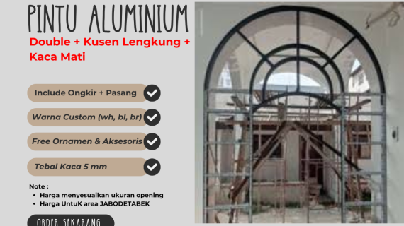 Jual Kusen Aluminium Berkualitas di Daerah Tangerang 2025